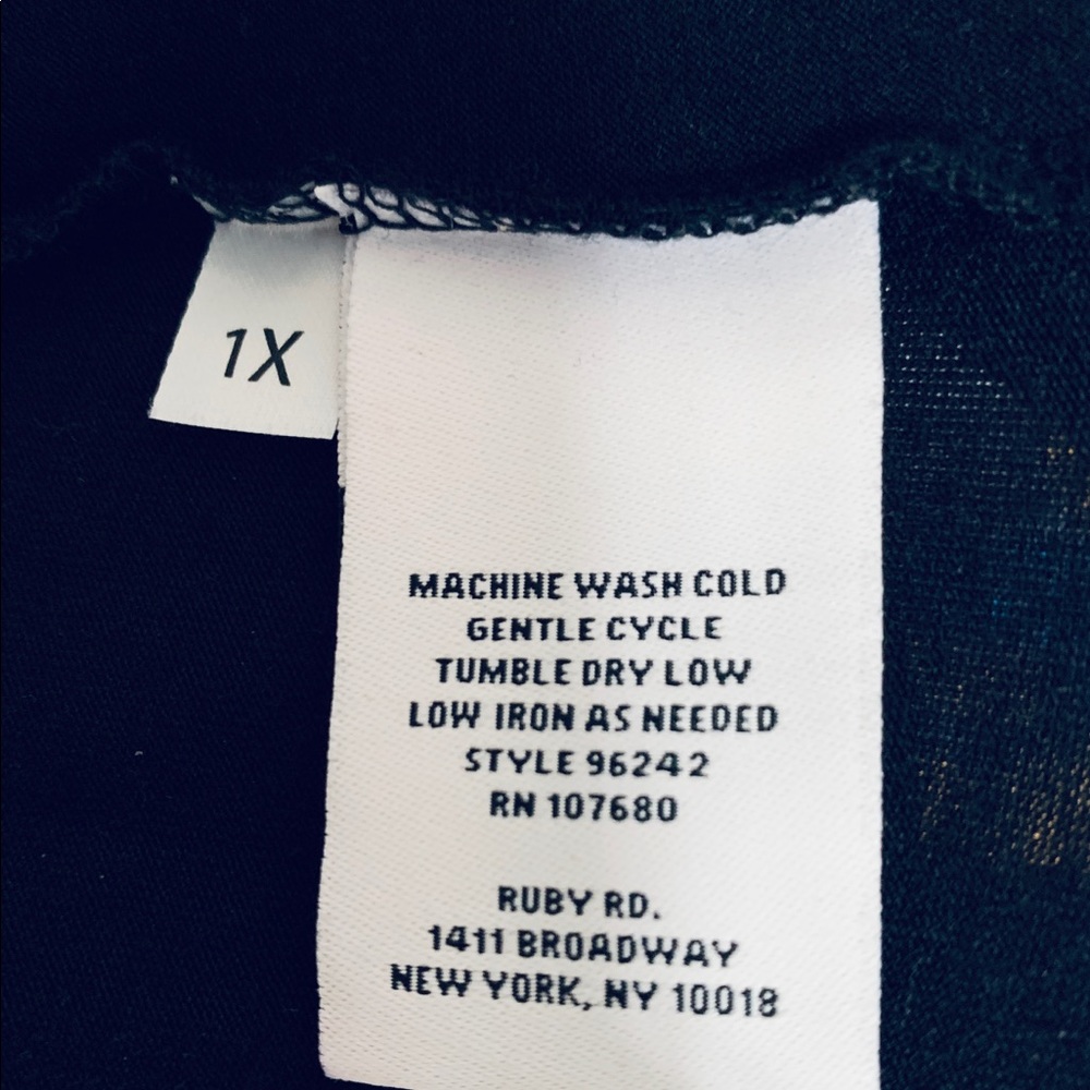 Ruby Rd Asymmetrical Fall Tunic Travelers Blouse - Picture 4 of 6